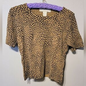 Mary Jane Marcasiano Wool Sweater top size Medium